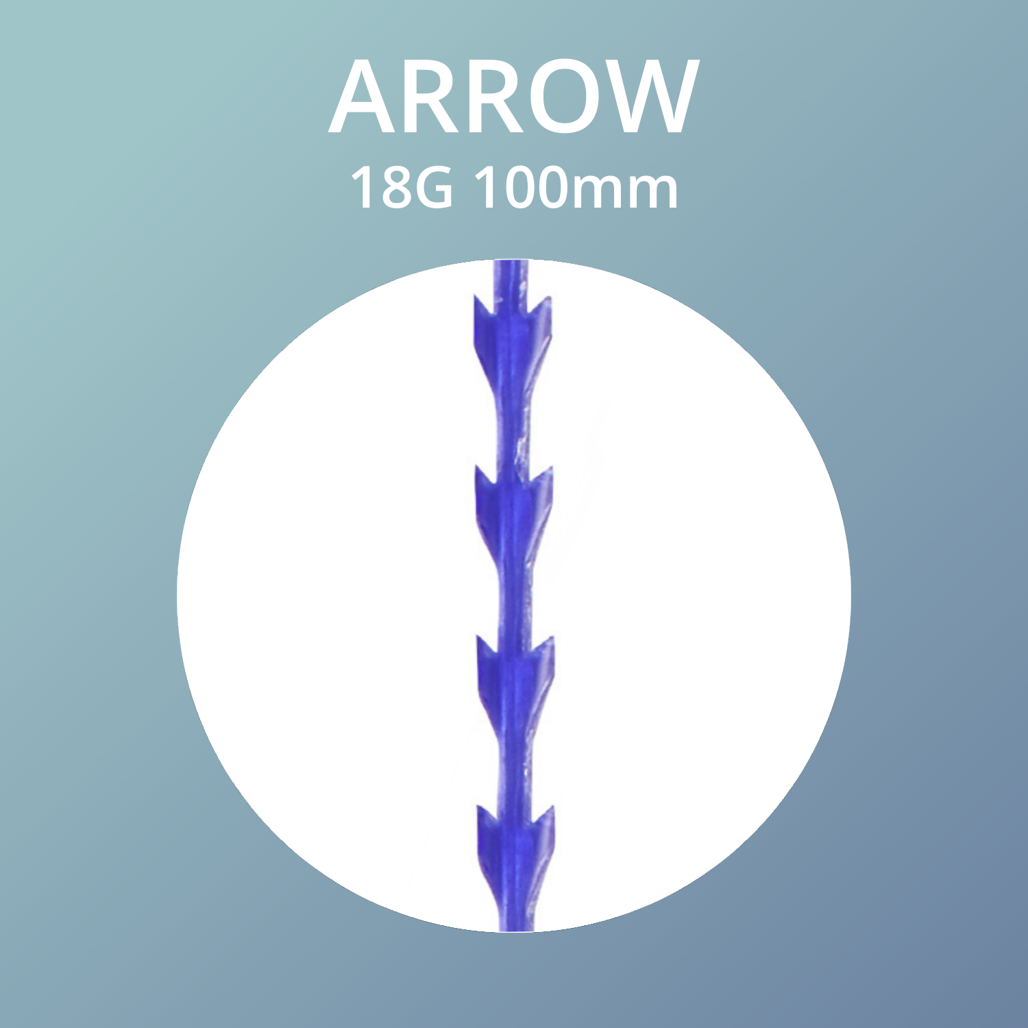 LINE DERM FIO PDO COG ARROW 18G 100MM L