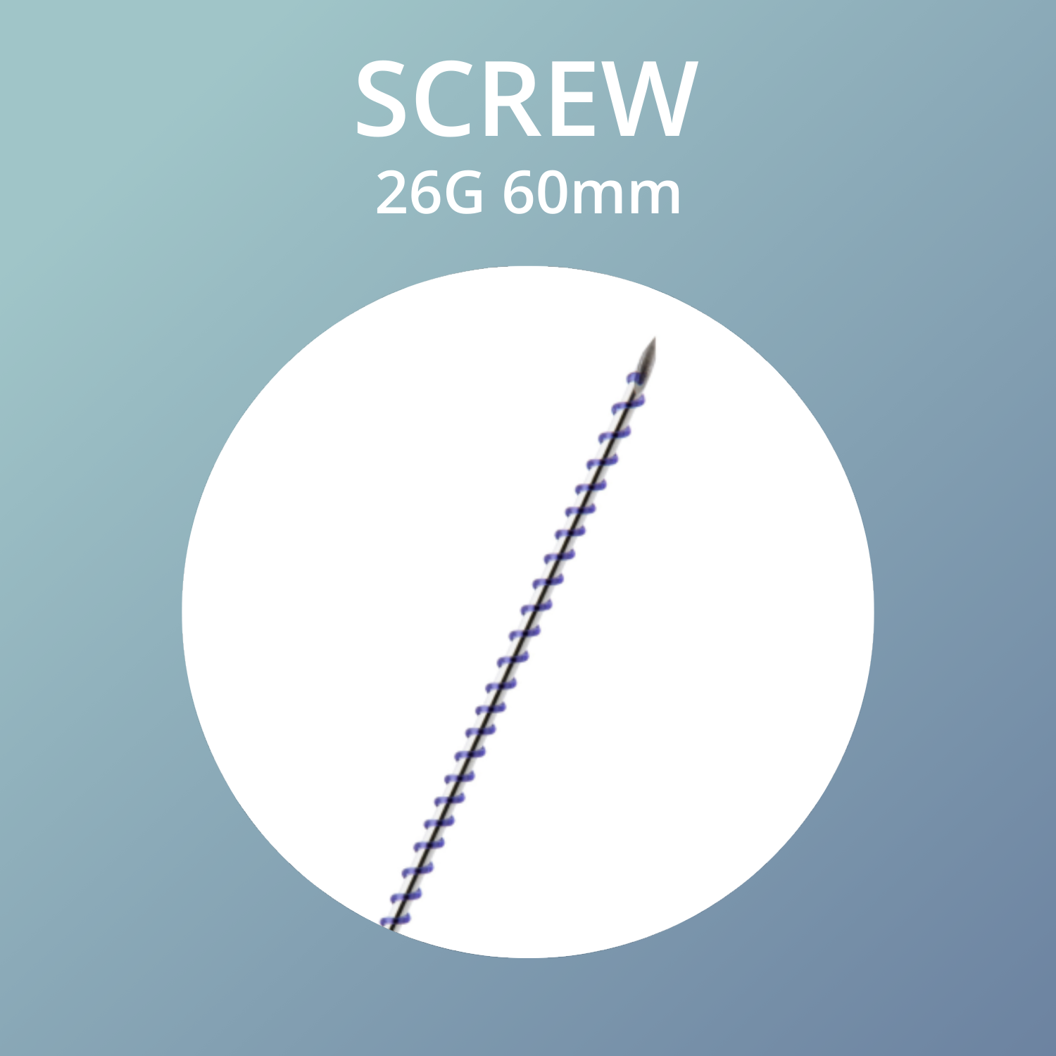 LINE DERM FIO PDO MONO SCREW 26G 60MM A