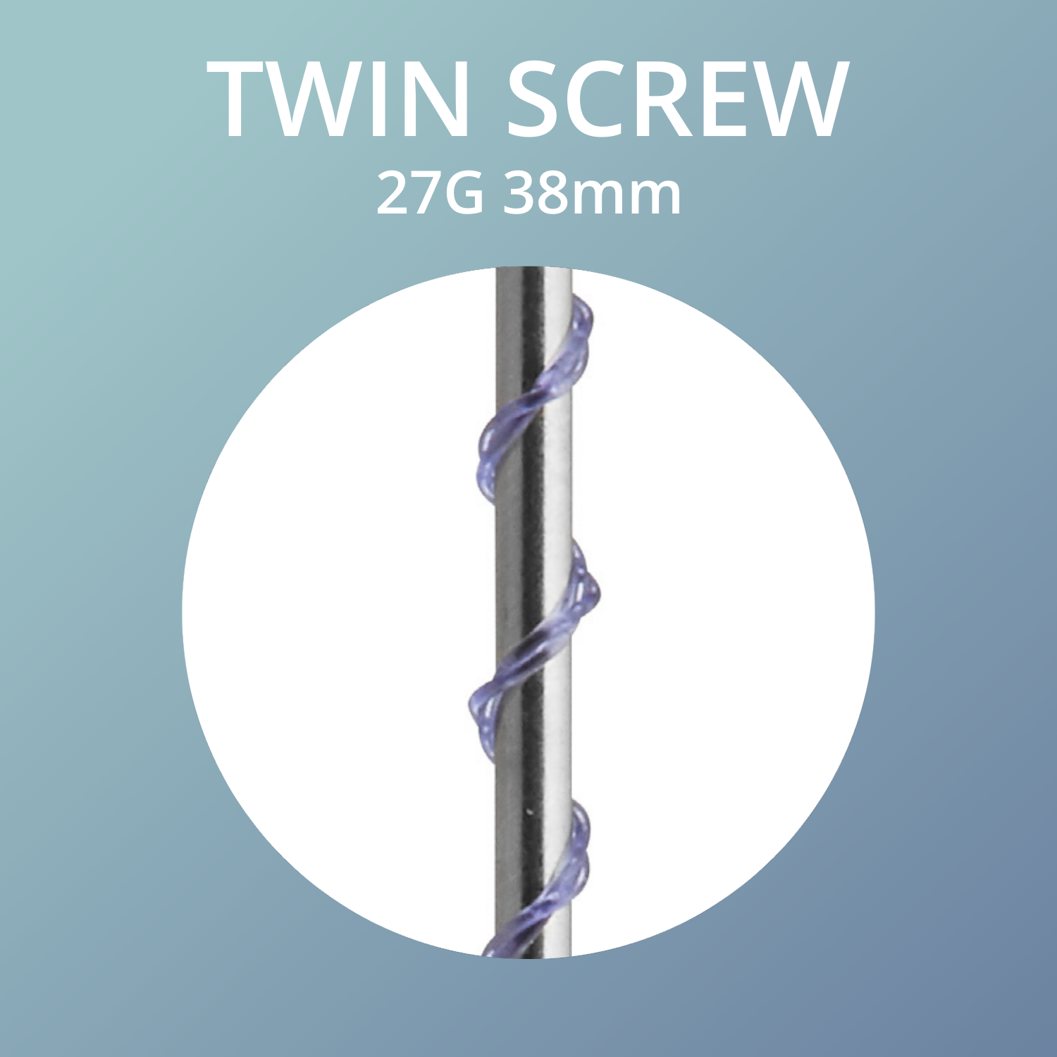 LINE DERM FIO PDO MONO TWIN SCREW 27G 38MM A